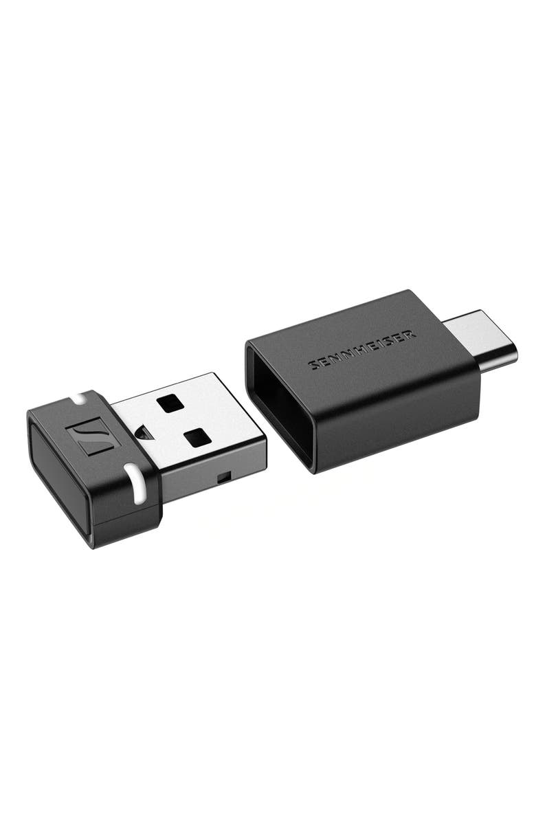 Sennheiser BTD 600 Bluetooth 5.2 USB-A and USB-C Dongle, Main, color, Black