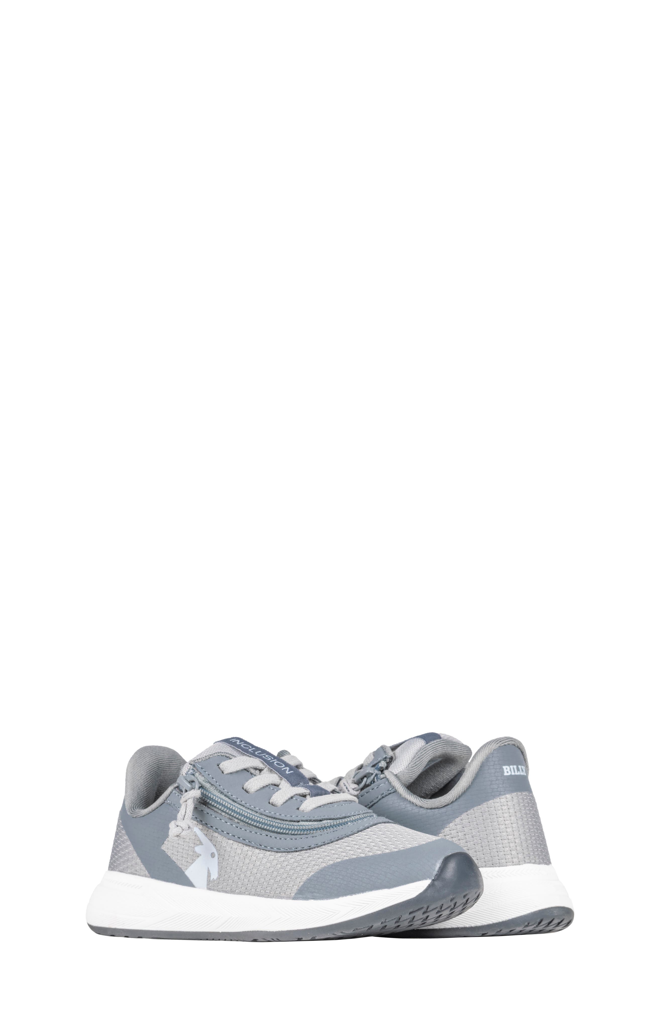 BILLY Footwear Kids' Billy Sport Inclusion One Sneaker, Alternate, color, Cool Grey