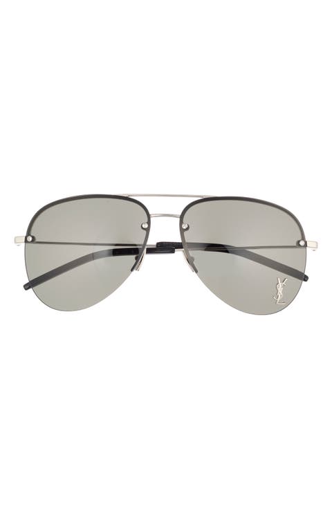 関税・税金込！Saint Laurent アビエイターアセテートサングラス SAINT LAURENT EYEWEAR Aviator-style acetate sunglasses | NET