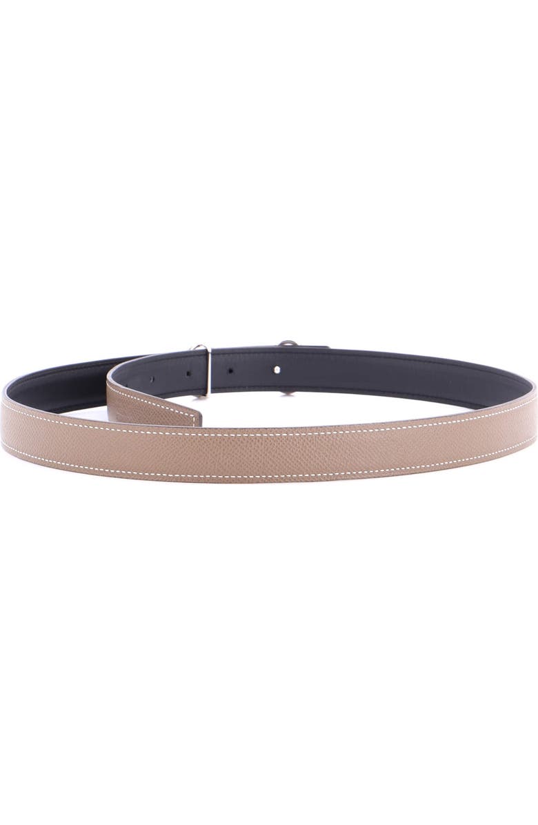 Pre-Owned Hermes Heritage Reversible Belt Leather Medium, Alternate, color, Neutral