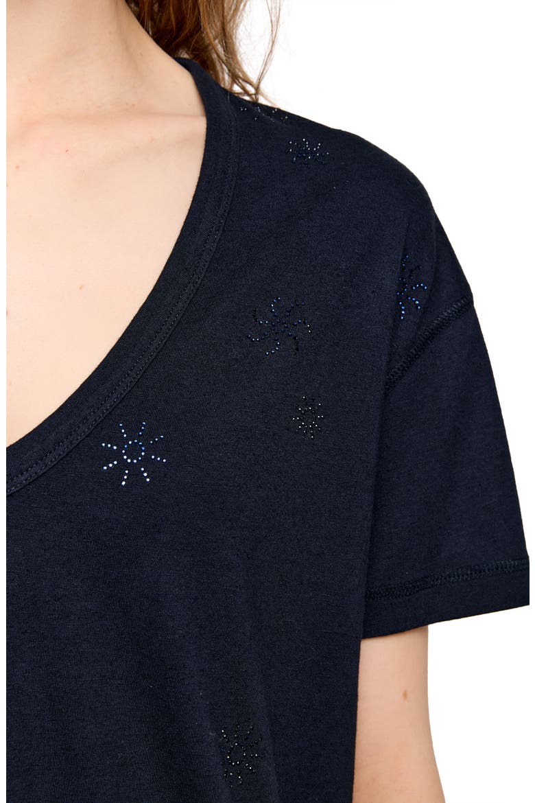 Marta Embellished Tee, Alternate, color, ENCORE
