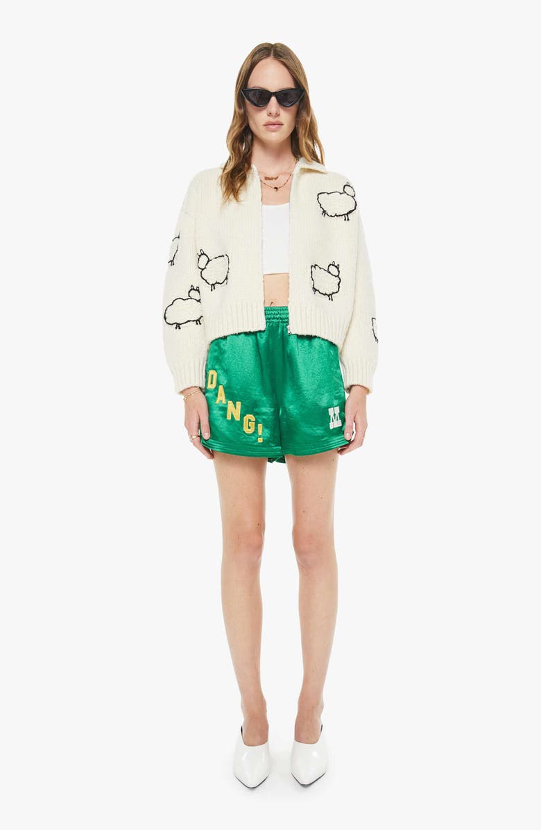 MOTHER The Raquette Crop Cardigan, Alternate, color, Wool Plus The Gang