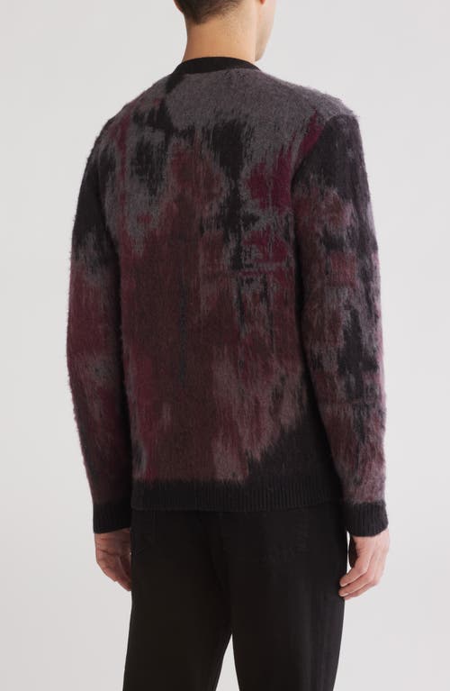 John Varvatos Dio Regular Fit Jacquard Cardigan Sweater