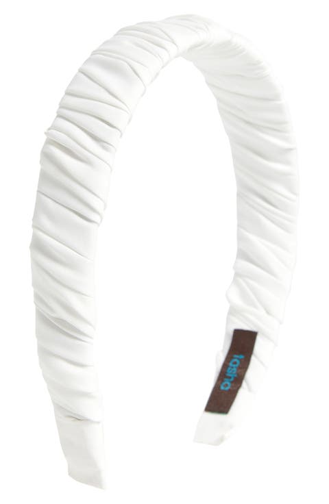 Ruched Satin Headband