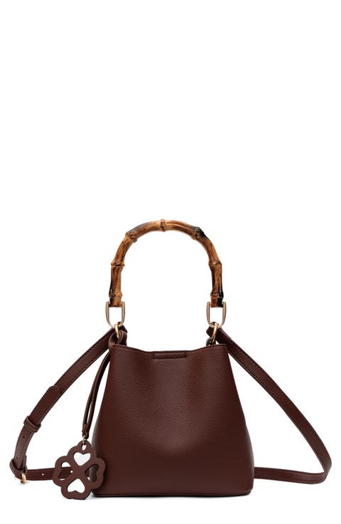 Grace Faux Leather Crossbody Bag