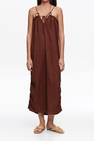 Bimba y Lola Midi Dress With Adjustable Straps