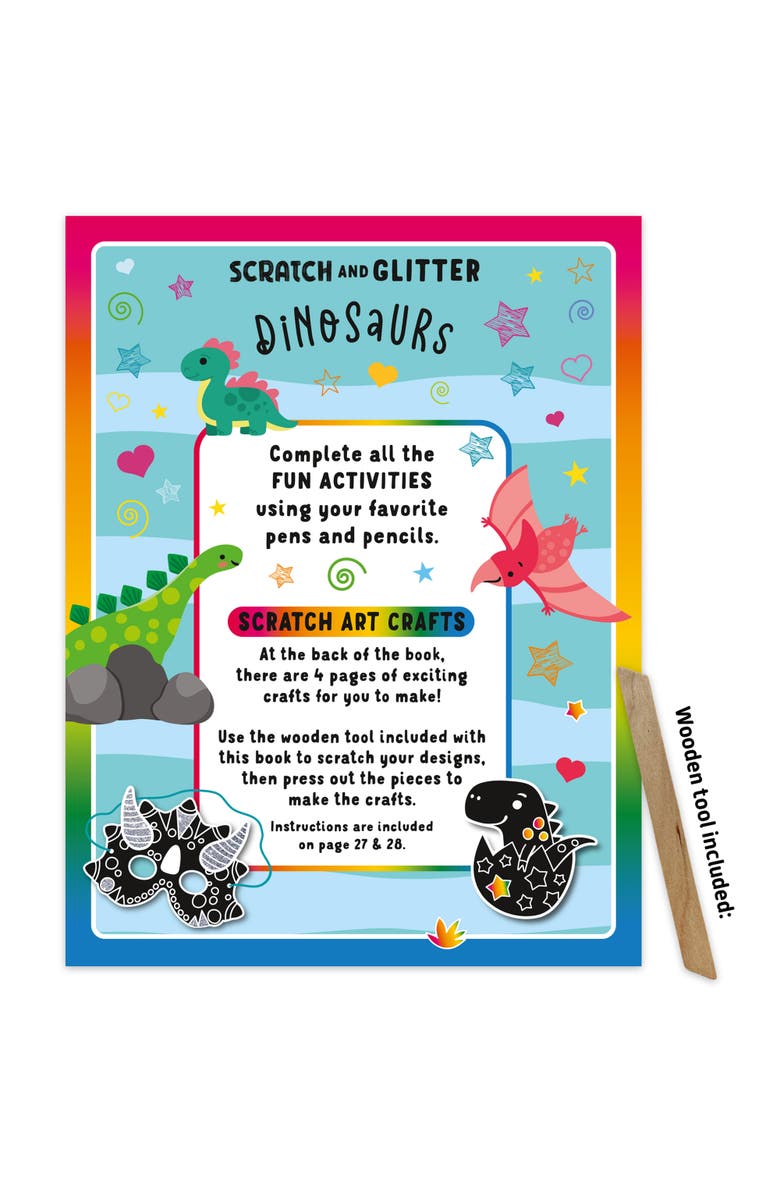 book 'n' app pApplishing house Scratch & Glitter Activity Book, Alternate, color, Multicolored