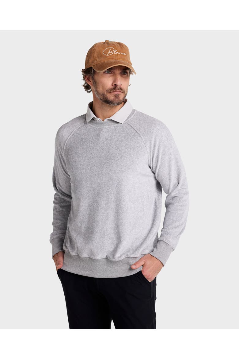 Raglan  Sweater Velour, Main, color, Grey