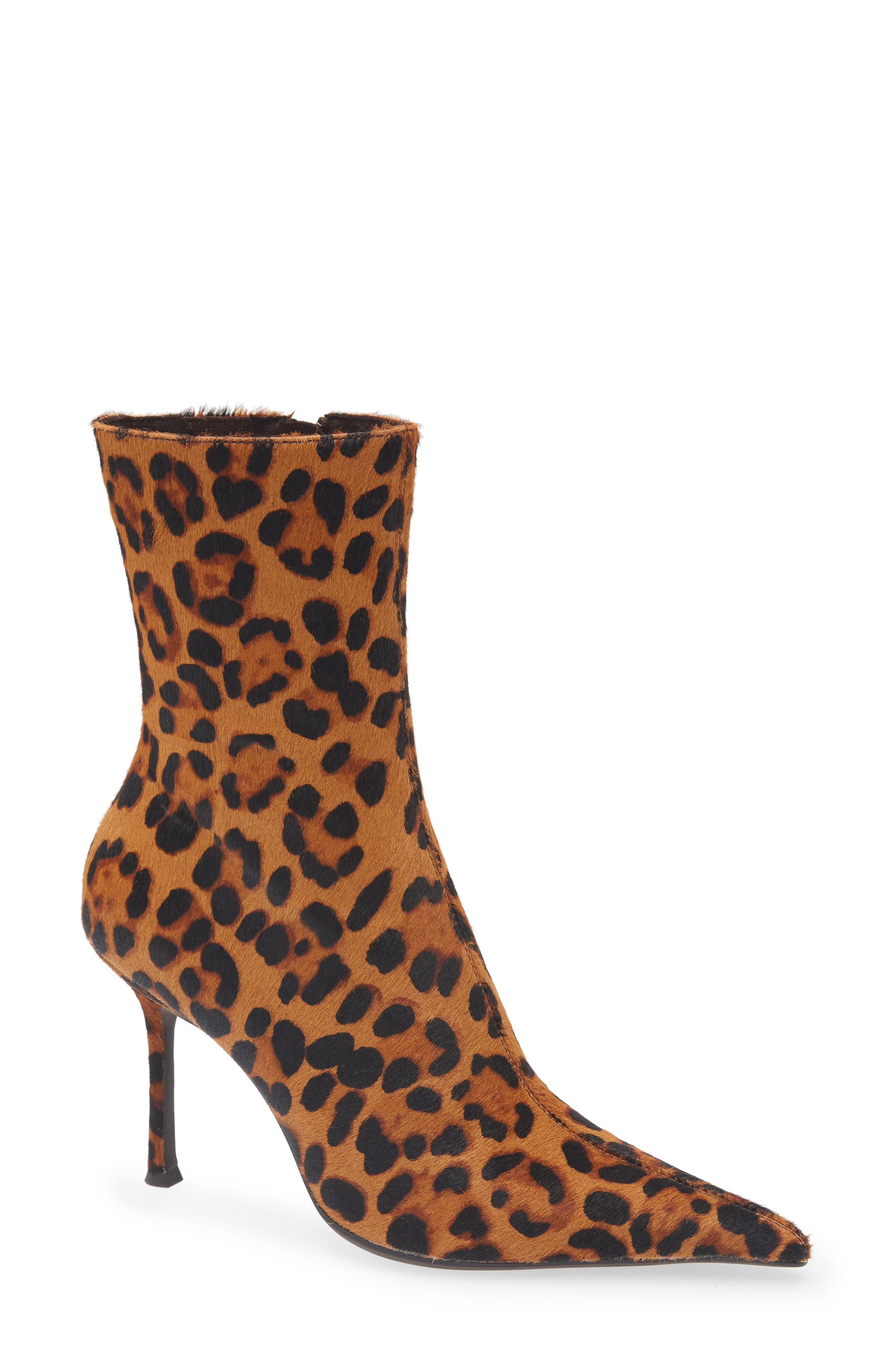 Jeffrey Campbell Daring Bootie, Main, color, Tan Brown Cheetah