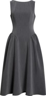 Reformation Anelis Sleeveless Fit & Flare Dress