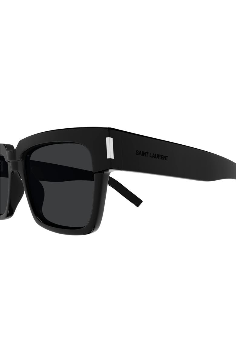 Saint Laurent Vadim 54mm Rectangular Sunglasses, Alternate, color, 