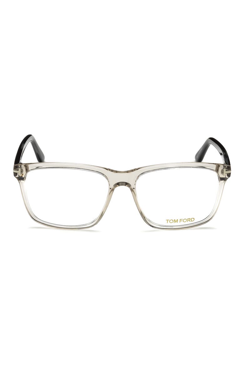 56mm Blue Block Optical Glasses, Main, color, GREY/ STRIPED BLUE