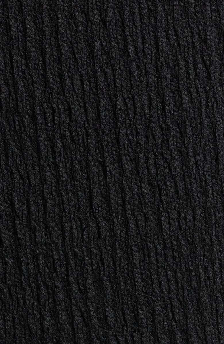 AK ANNE KLEIN Textured Pull-On Wide Leg Trousers, Alternate, color, Anne Black