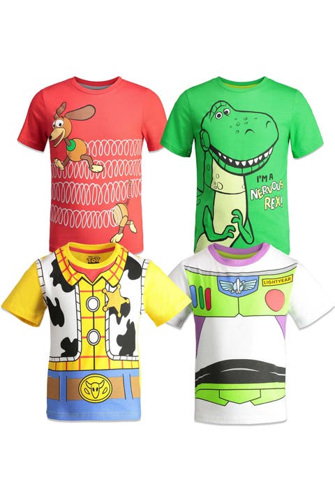 Toy Story 4-Pack Short Sleeve T-Shirts