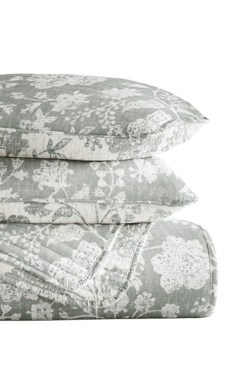 Pattern Reversible Quilt & Sham Set