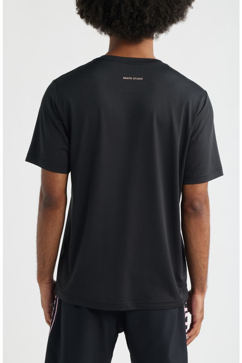 Verona Tech Solid Black T-Shirt, Alternate, color, BLACK