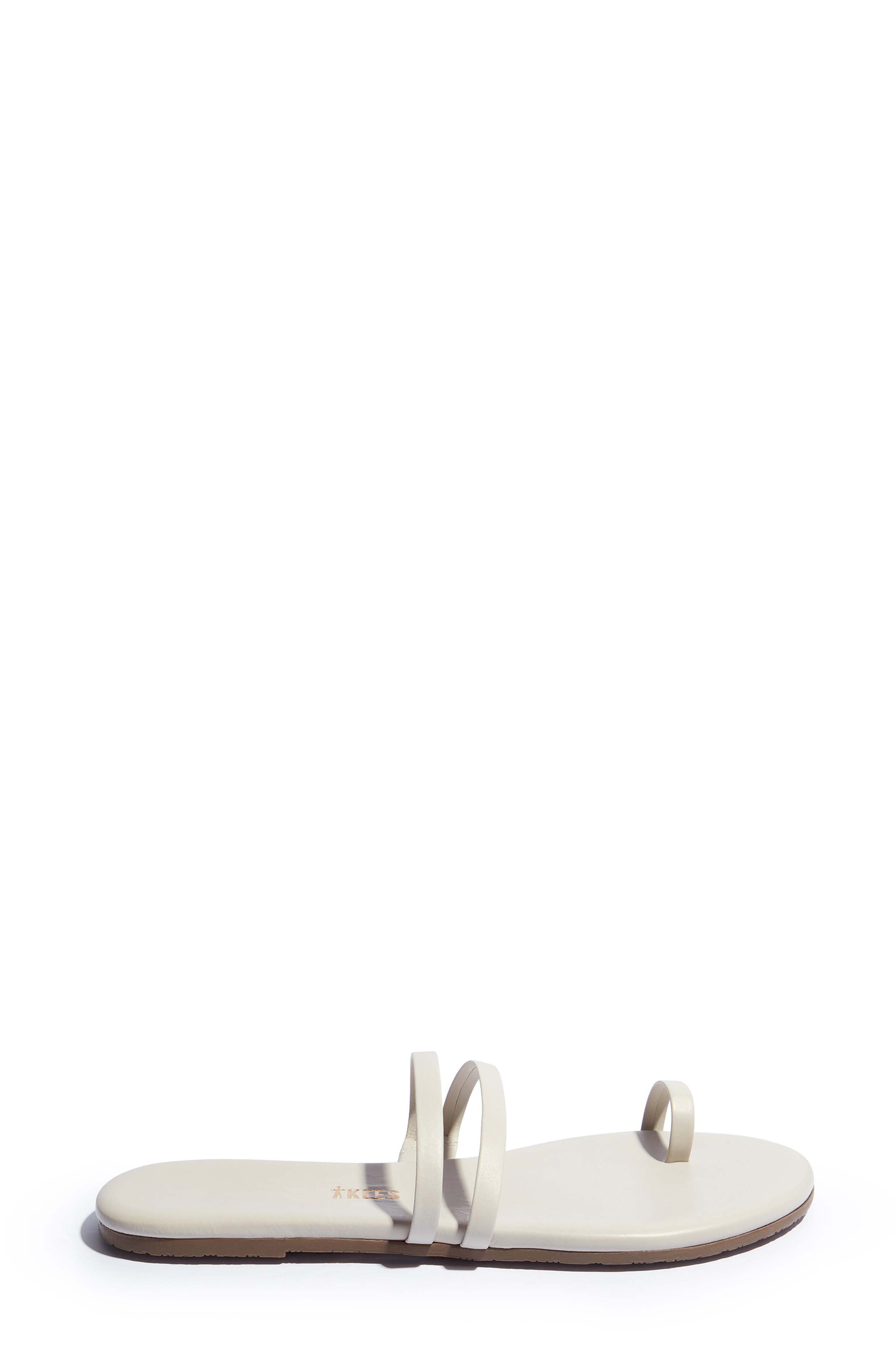 Leah Toe Loop Sandal, Alternate, color, STONE