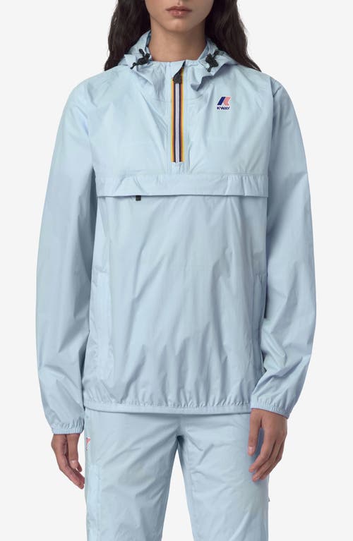 K-way Le Vrai 4.0 Leon Water Repellent Anorak In Blue Baby