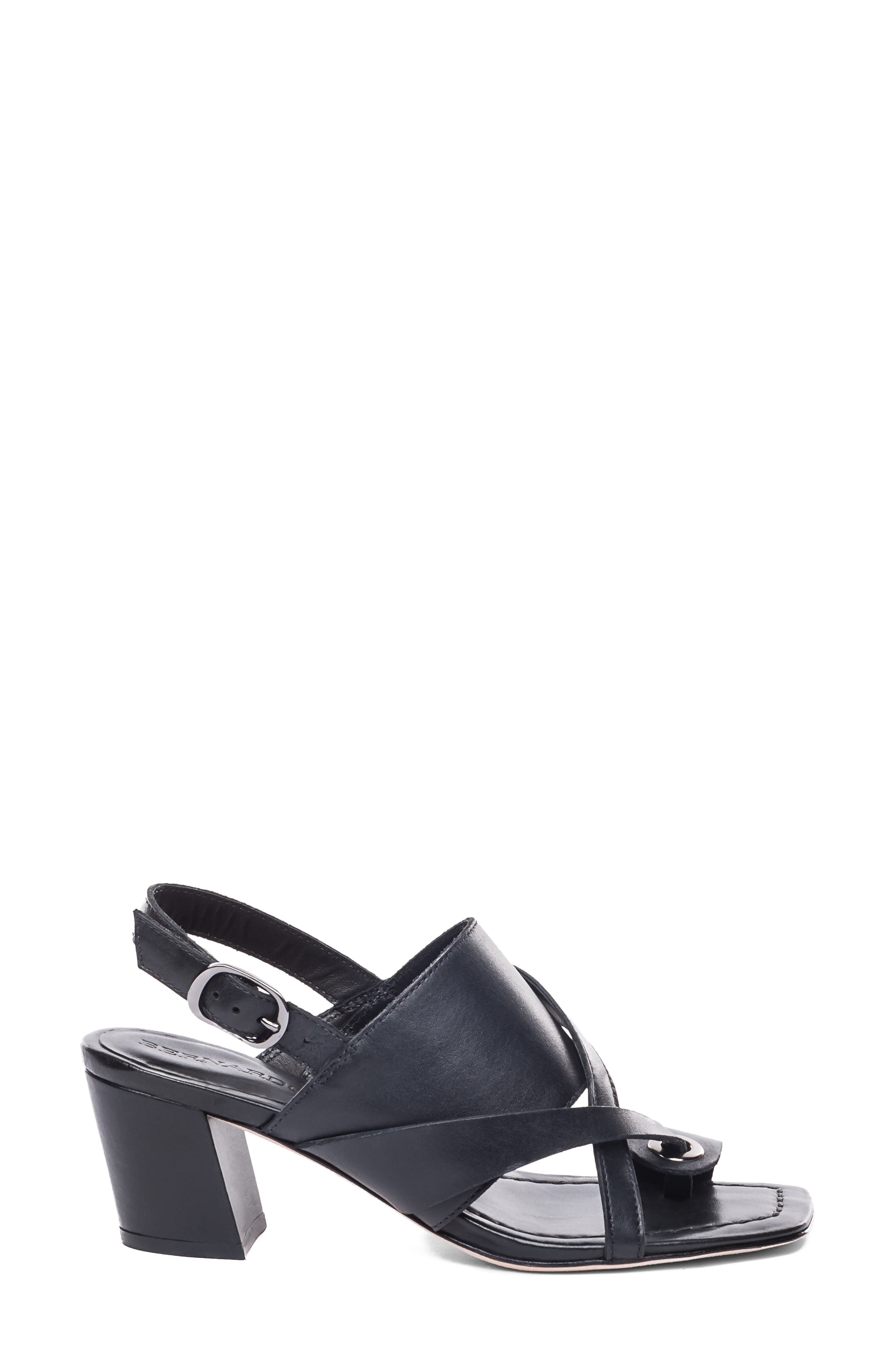 Haider Slingback Sandal, Alternate, color, BLACK LEATHER