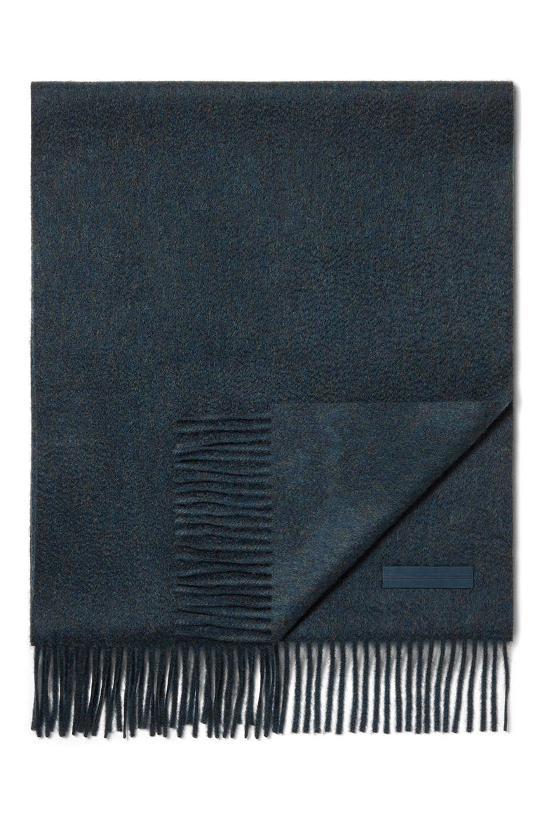Oasi Cashmere Scarf, Alternate, color, DARK GREEN