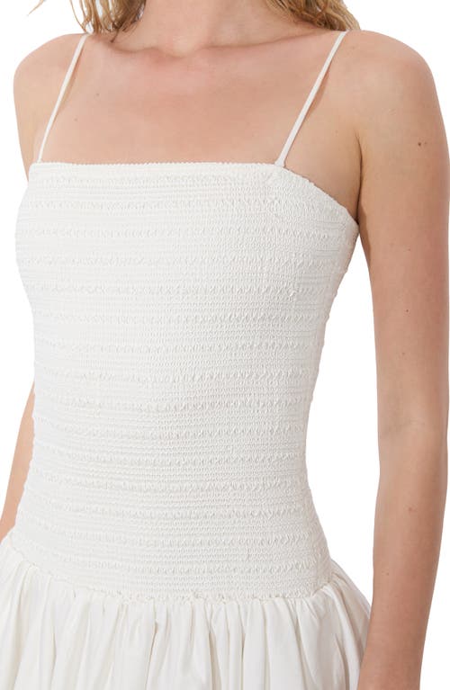 Alice And Olivia Arden Drop-waist Bubble Mini Dress