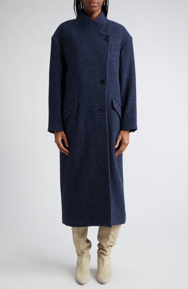 Isabel Marant Étoile Sabine Check Coat, Alternate, color, 