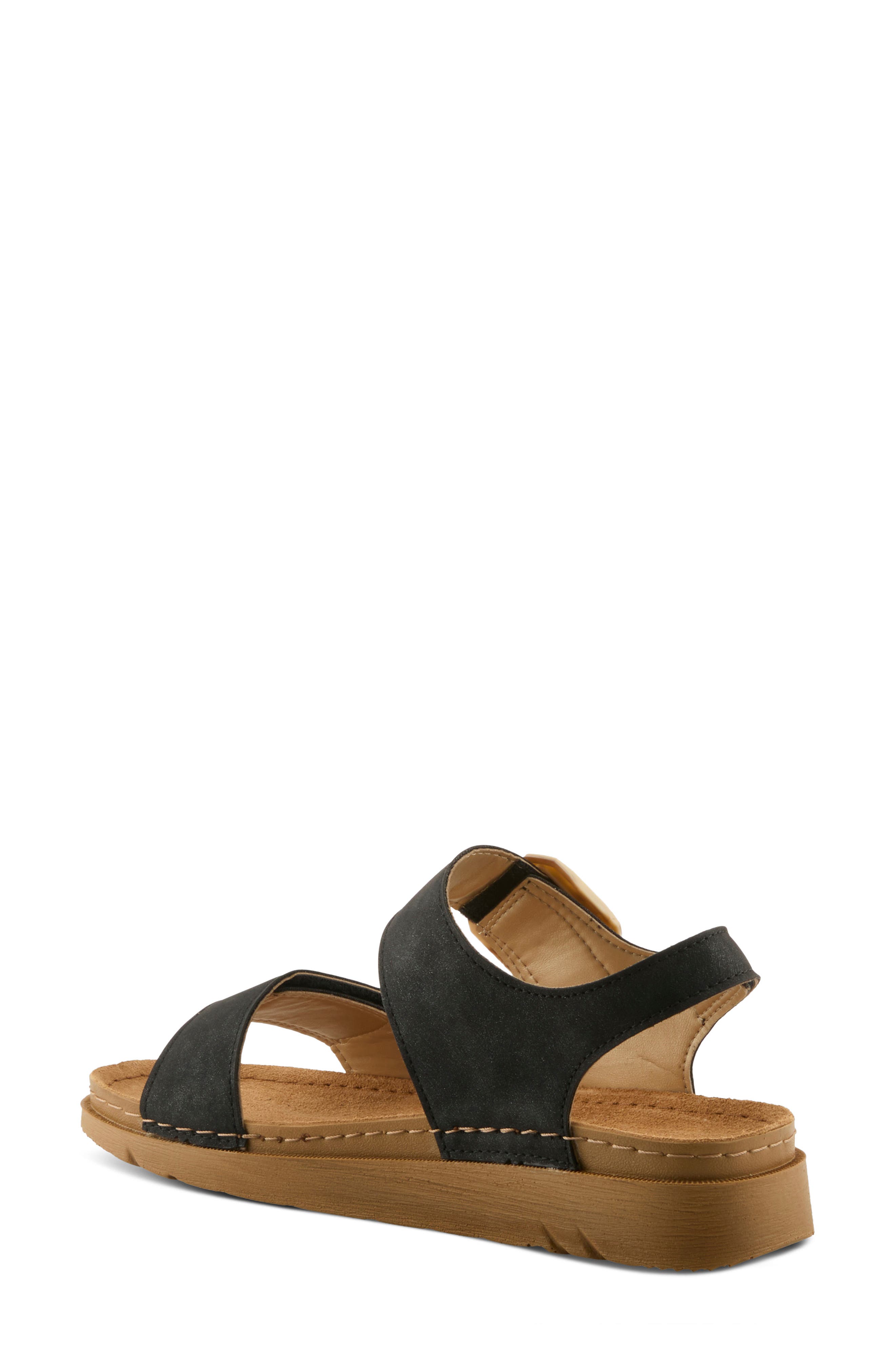 Bravies Ankle Strap Sandal, Alternate, color, BLACK