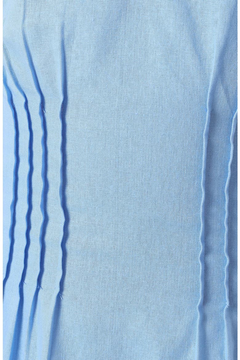 Lainey Tie Strap Cotton & Linen Maxi Dress, Alternate, color, BLUE