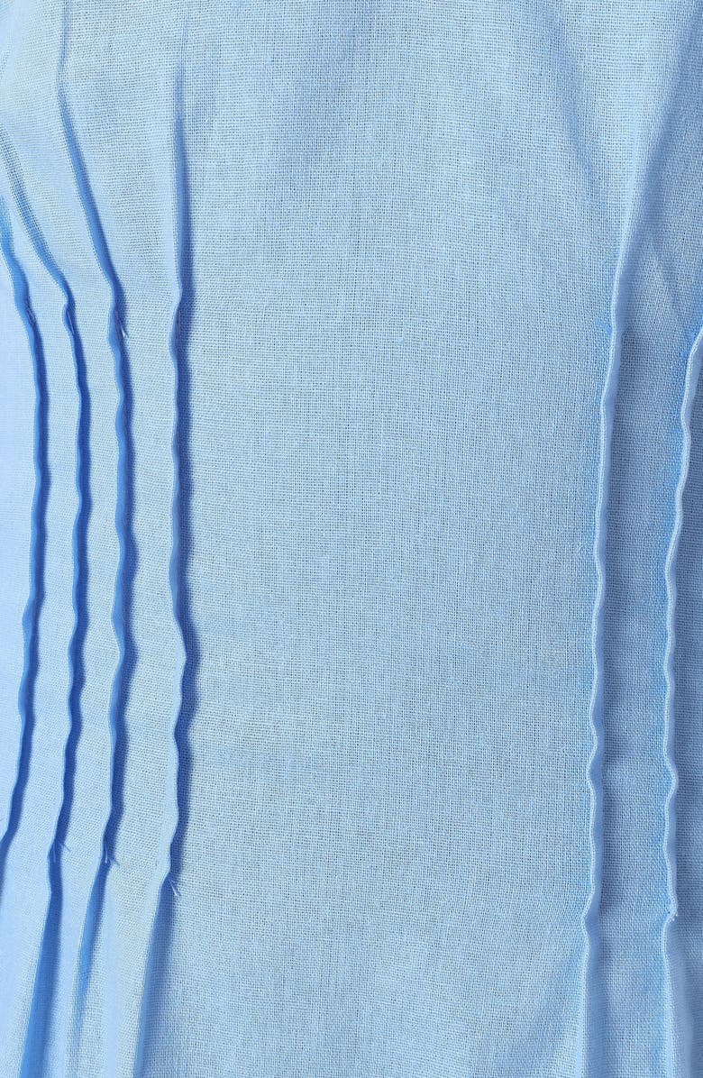 Petal & Pup Lainey Tie Strap Cotton & Linen Maxi Dress, Alternate, color, Blue