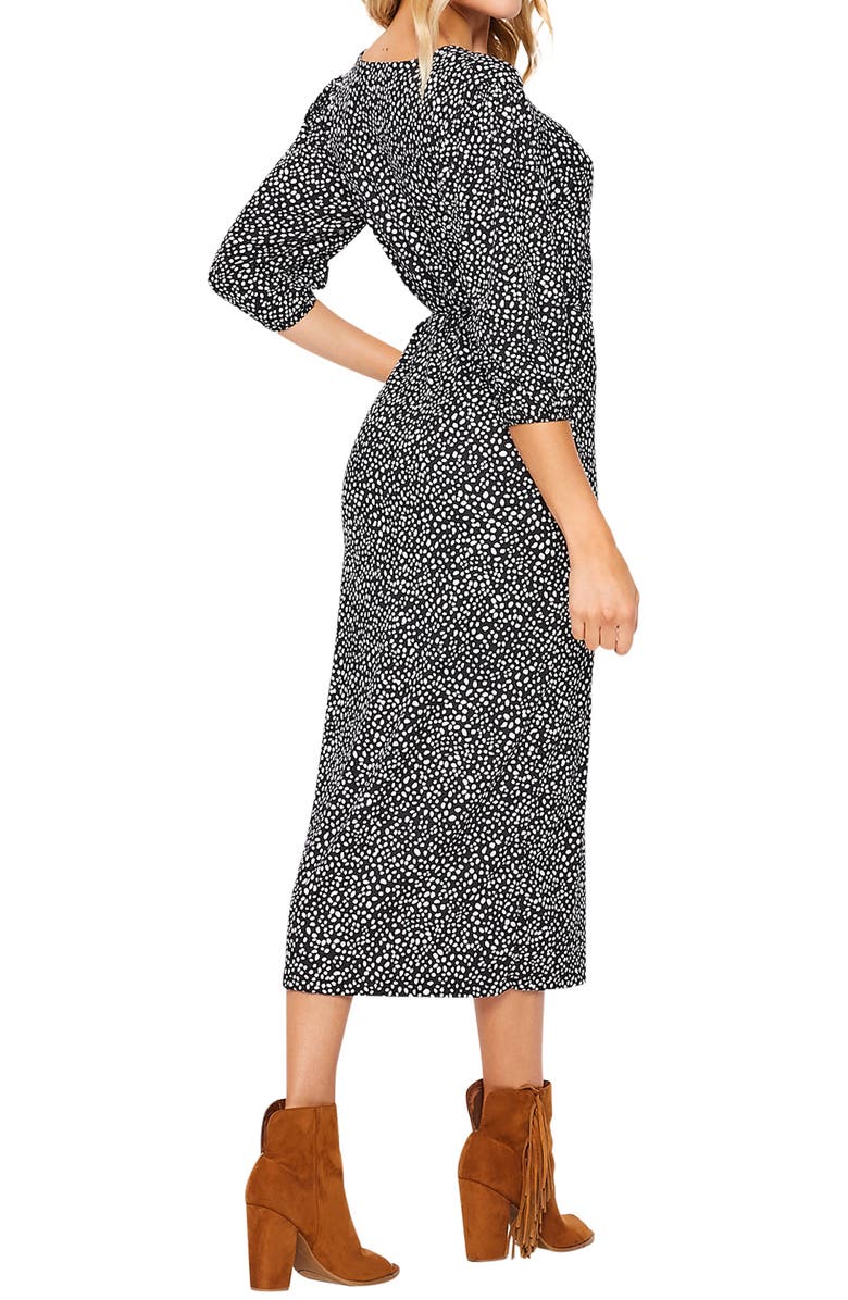 Velvet Torch Ditsy Floral Maxi Dress, Alternate, color, 