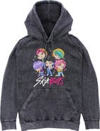 KPop Demon Hunters Mens KPop Demon Hunters Saja Boys Chibi Group Lightweight Hoodie