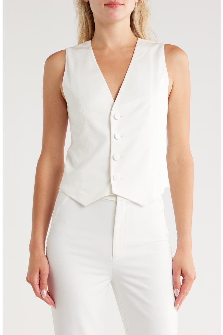 Maxine Vest, Main, color, WHITE