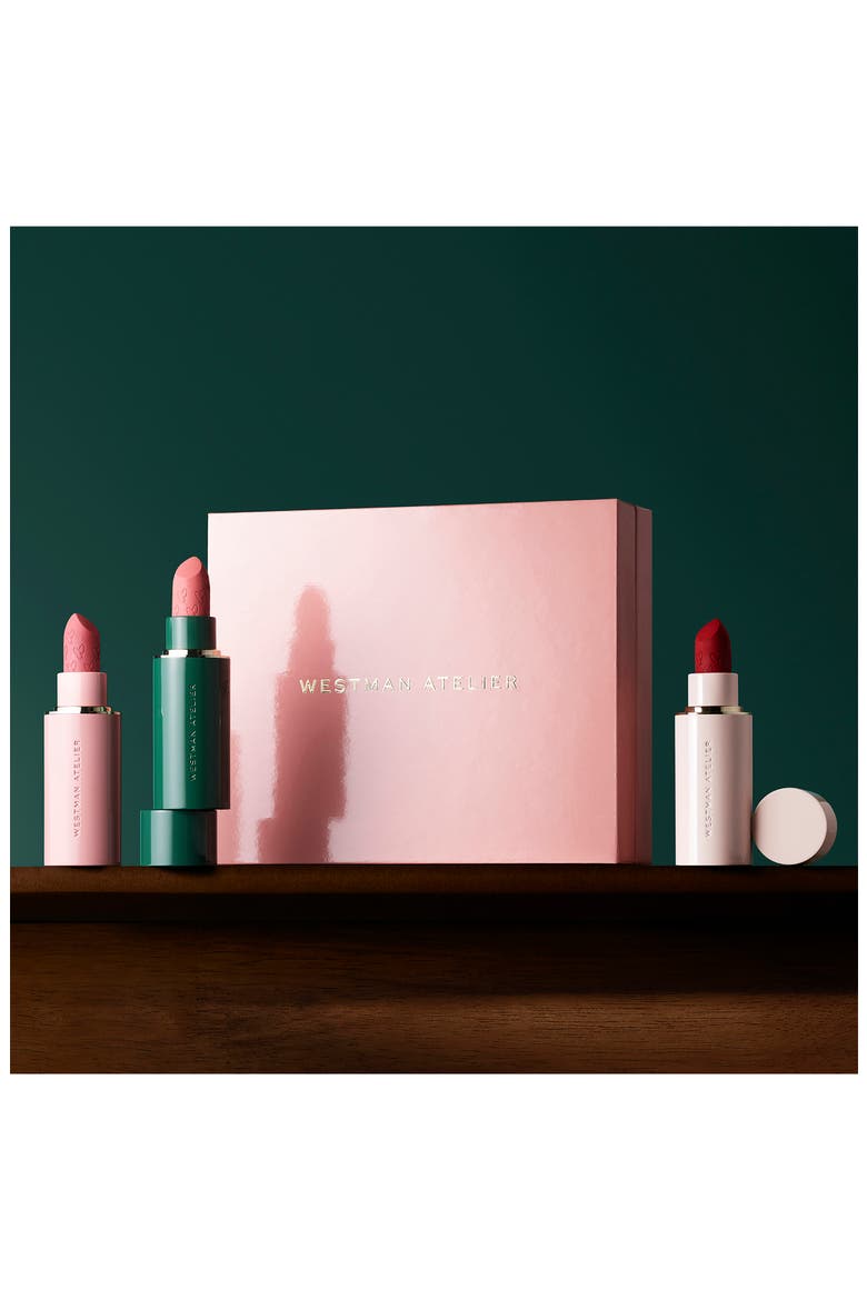 Lip Suede Matte Lipstick Trio (Limited Edition), Alternate, color, MULTI PINK