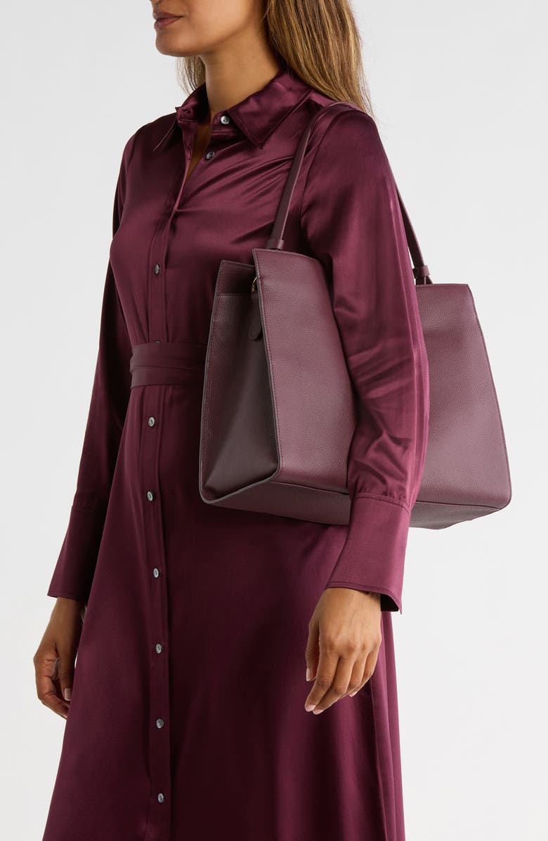 Cole Haan Carryall Shoulder Bag, Alternate, color, Black Garnet