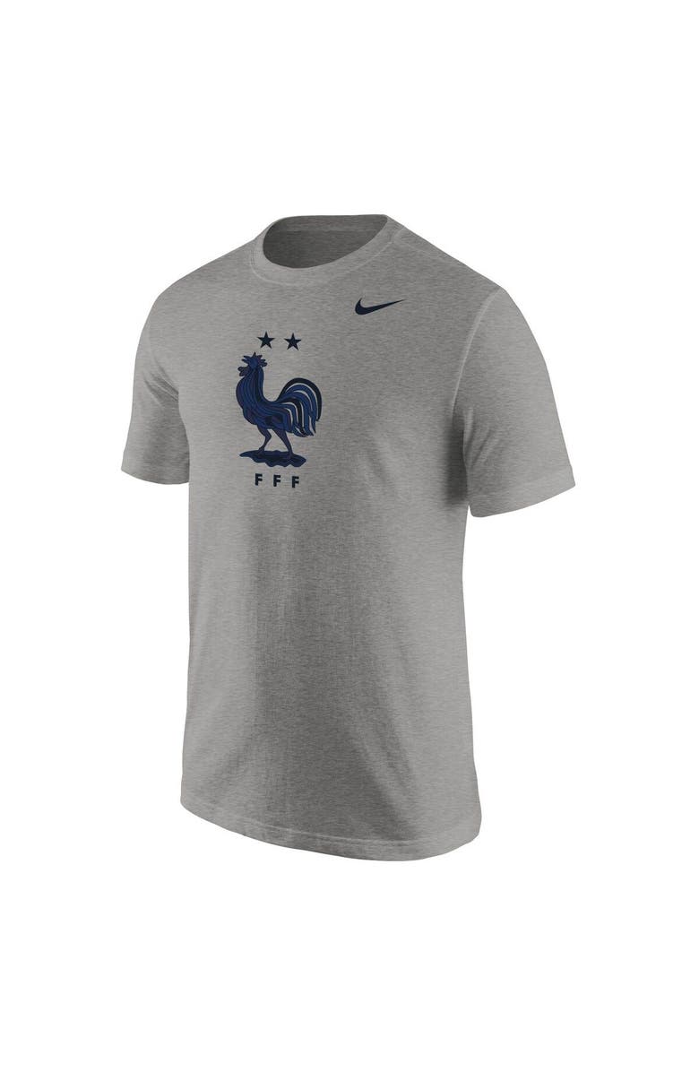 Nike Men's Nike Heather Gray France National Team Core T-Shirt, Alternate, color, 