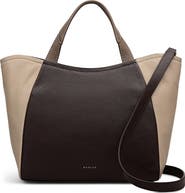 Radley Medium Muswell Lane Colorblock Pebbled Leather Satchel