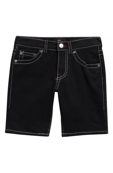 Kids' High Rise Denim Shorts (Big Kid)