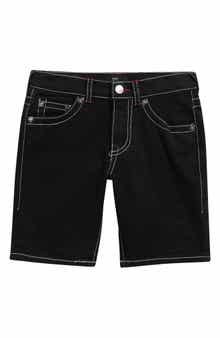 True Religion Kids' High Rise Denim Shorts