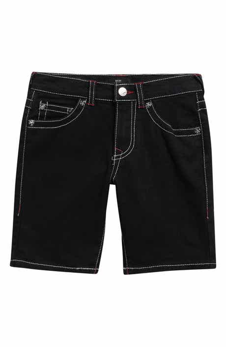 True Religion Kids' High Rise Denim Shorts