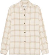 NN07 Adwin 50059 Plaid Recycled Cotton Blend Shirt Jacket