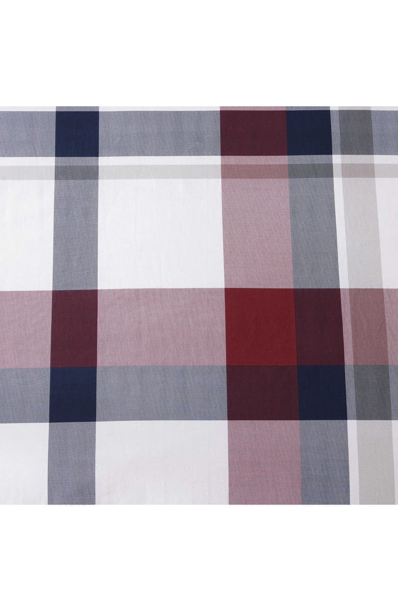 Tommy Hilfiger Prospect Park Plaid Cotton Percale Comforter & Shams Set, Alternate, color, Eggshell White/ Blue/ Red