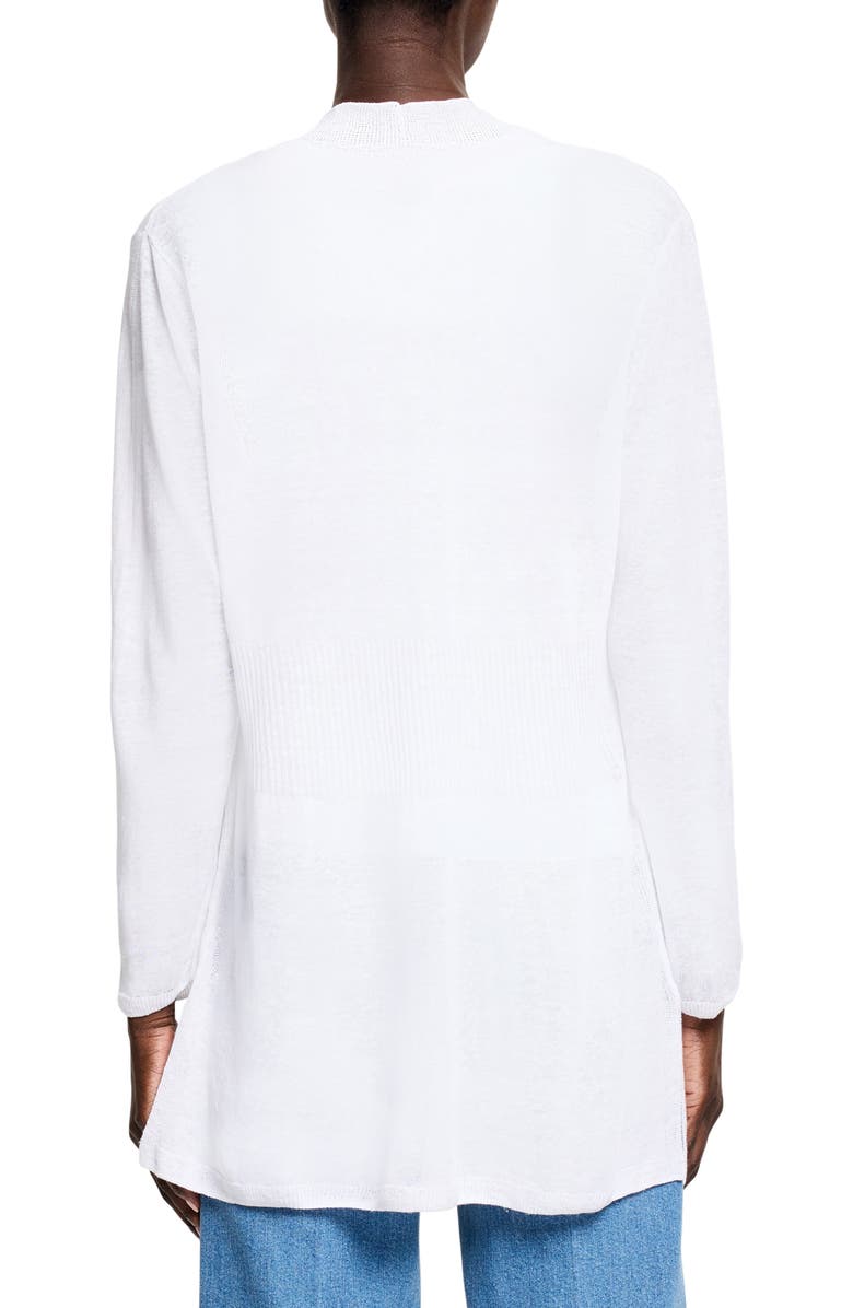 NIC+ZOE All Year Open Front Cardigan, Alternate, color, Paper White