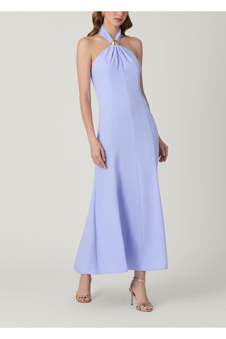Midnight Keller Crepe Dress, Main, color, Lilac