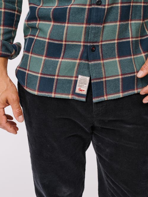 Aubin Crowle Button Up Flannel Shirt