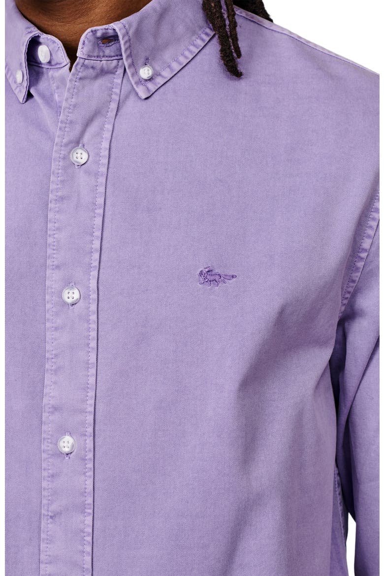 Hessle Long Sleeve Relaxed Fit Shirt, Alternate, color, Lilac