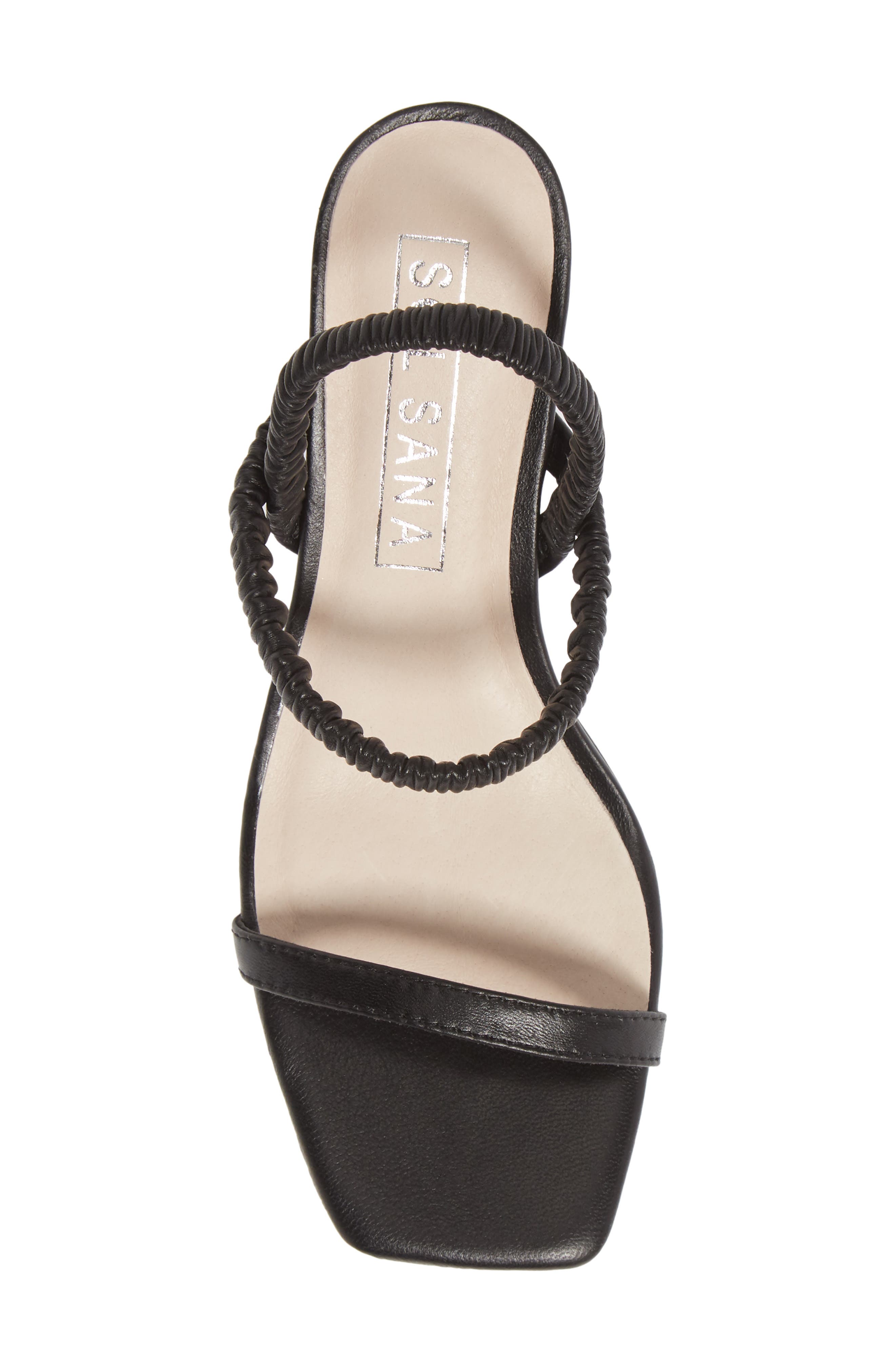 Oscar Ankle Strap Sandal, Alternate, color, BLACK LEATHER