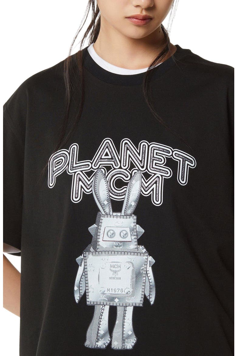 Planet MCM Rabot T-Shirt in Organic Cotton, Alternate, color, Black