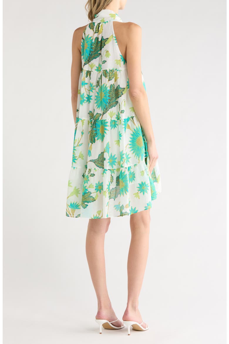 Jade Cotton & Silk Dress, Alternate, color, MARLENE BATIK MID IVORY