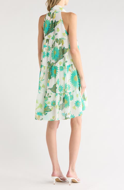 Jade Cotton & Silk Dress