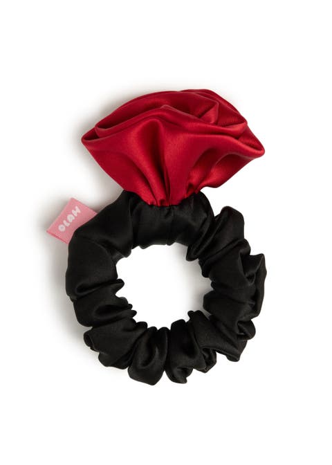 La Frida Rosa Silk Scrunchie